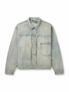 A.PRESSE - 1st Type Distressed Denim Jacket - Blue