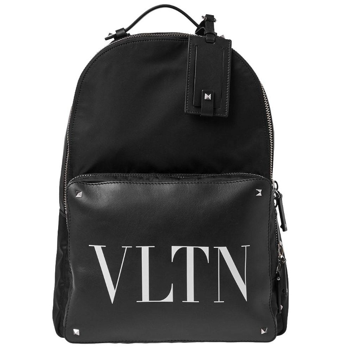 Photo: Valentino Nylon and Leather Backpack Black