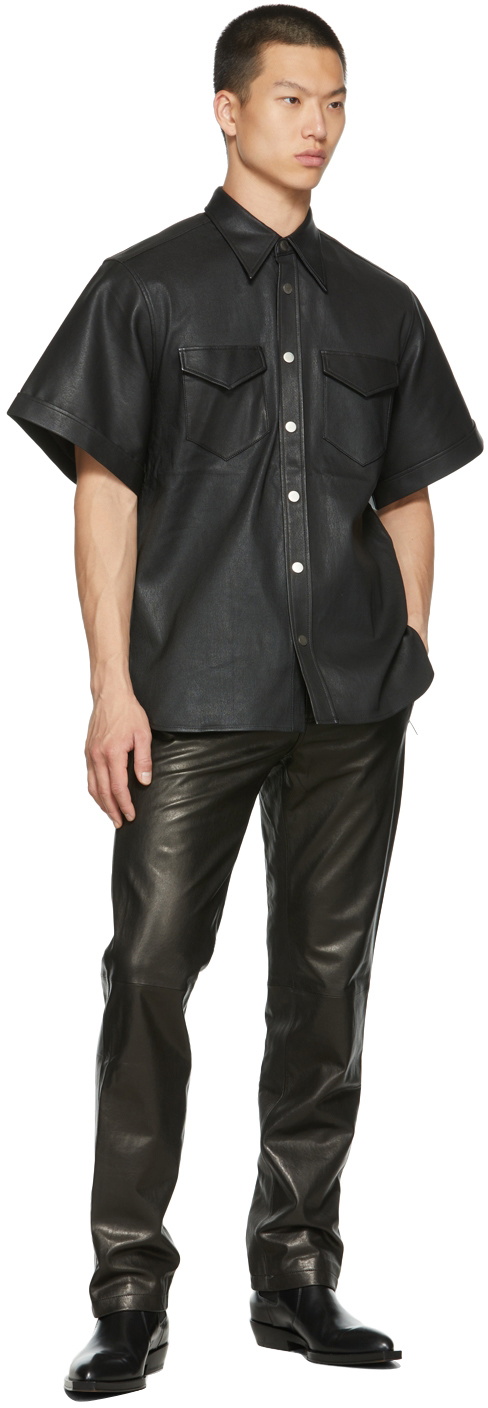 Sean Suen Black Leather Pants