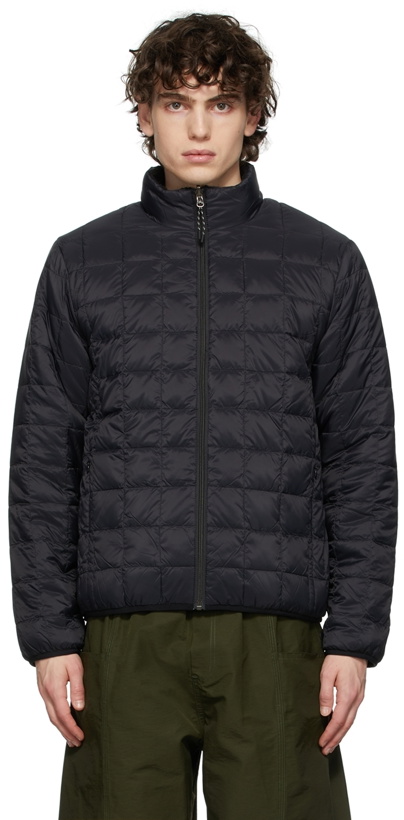 Photo: TAION Reversible Black Quilted Down Jacket