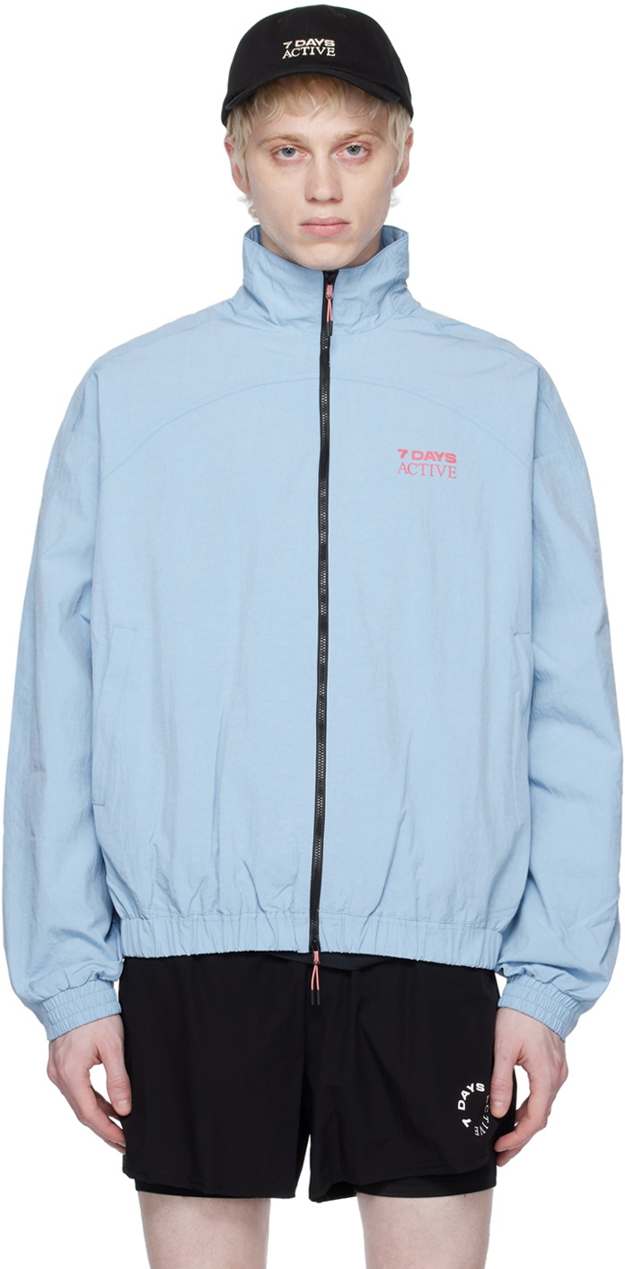 7 DAYS Active Blue Raglan Track Jacket