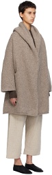 Lauren Manoogian Brown Capote Coat
