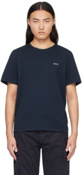 BOSS Navy Embroidered T-Shirt