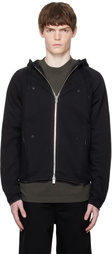 HELIOT EMIL Black Lux Hoodie
