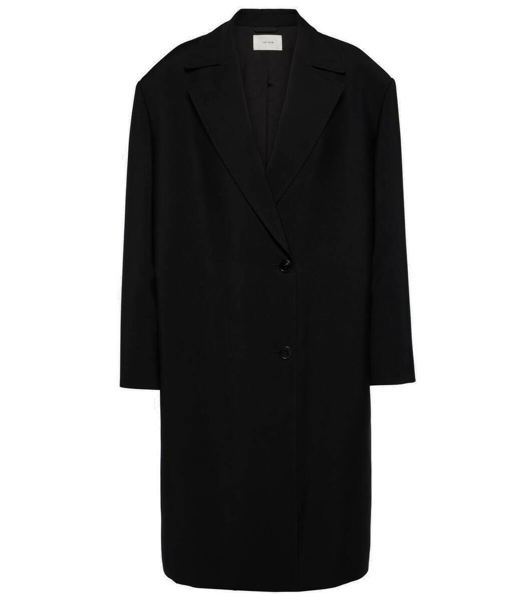 The Row Navy Wool Dustova Coat The Row