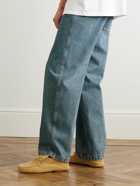 Loewe - Straight-Leg Drawstring Jeans - Blue