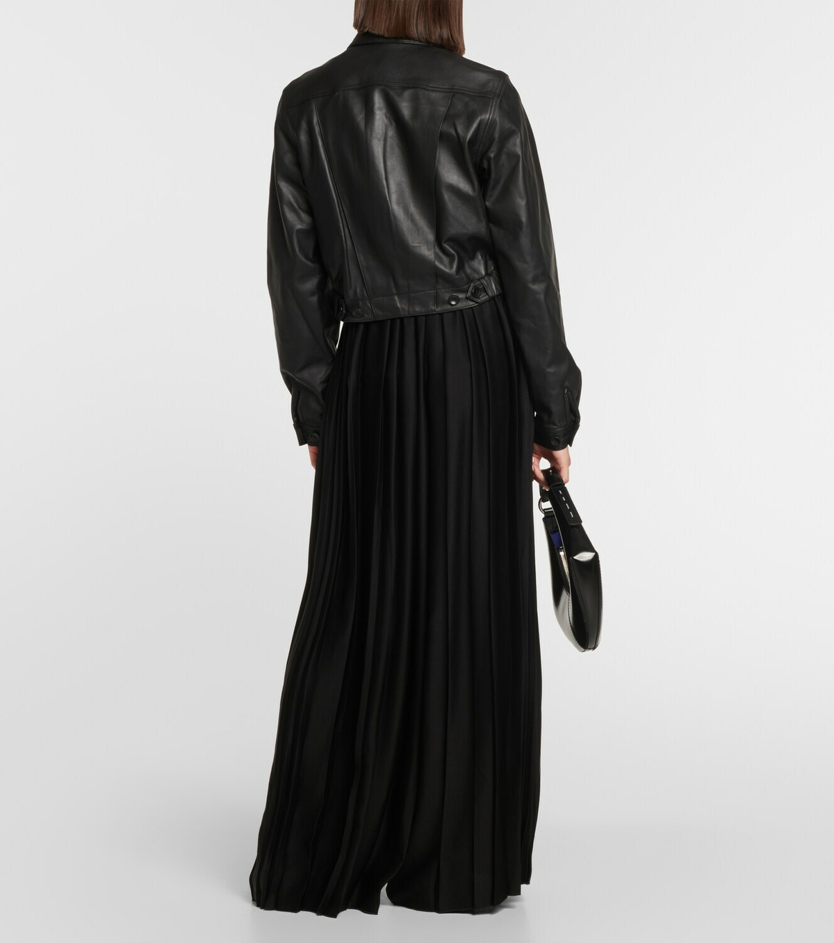 Proenza Schouler White Label cropped leather jacket