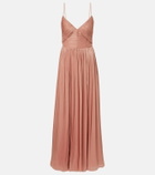 Costarellos Pleated gown
