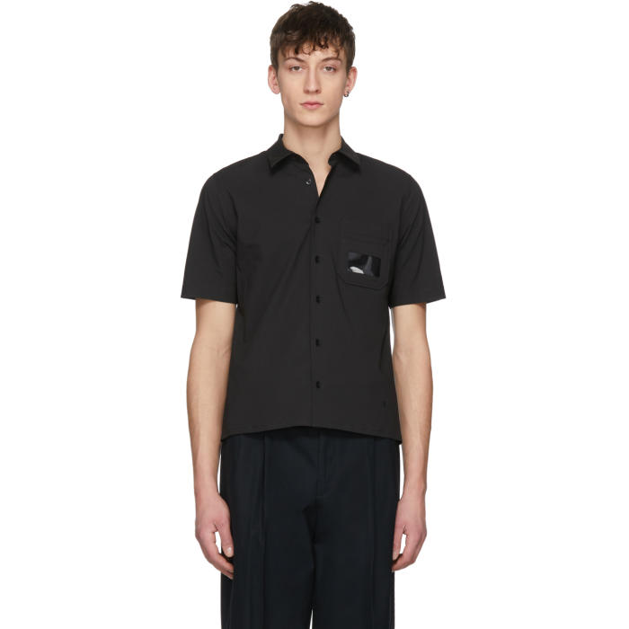 Raf Simons Black Short Sleeve Shirt adidas x Raf Simons