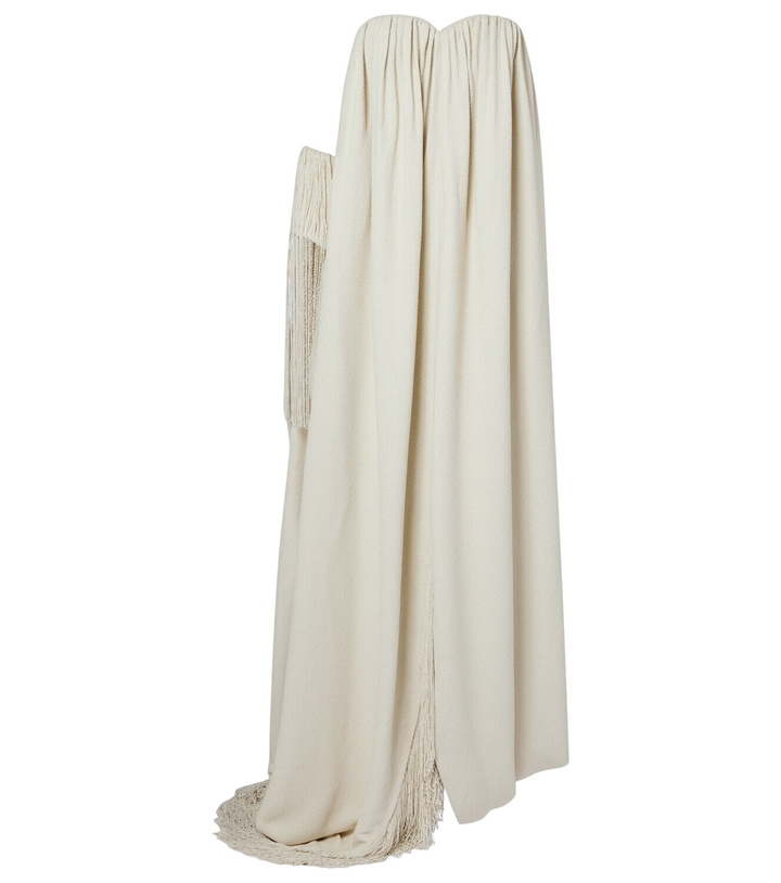 Photo: Calvin Klein Collection Vicky fringed gathered gown