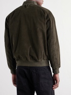 Valstar - Valstarino Cotton-Blend Corduroy Bomber Jacket - Green