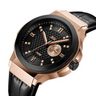 JBW Saxon 48 Quartz Diamond Black Dial Mens Watch J6373E