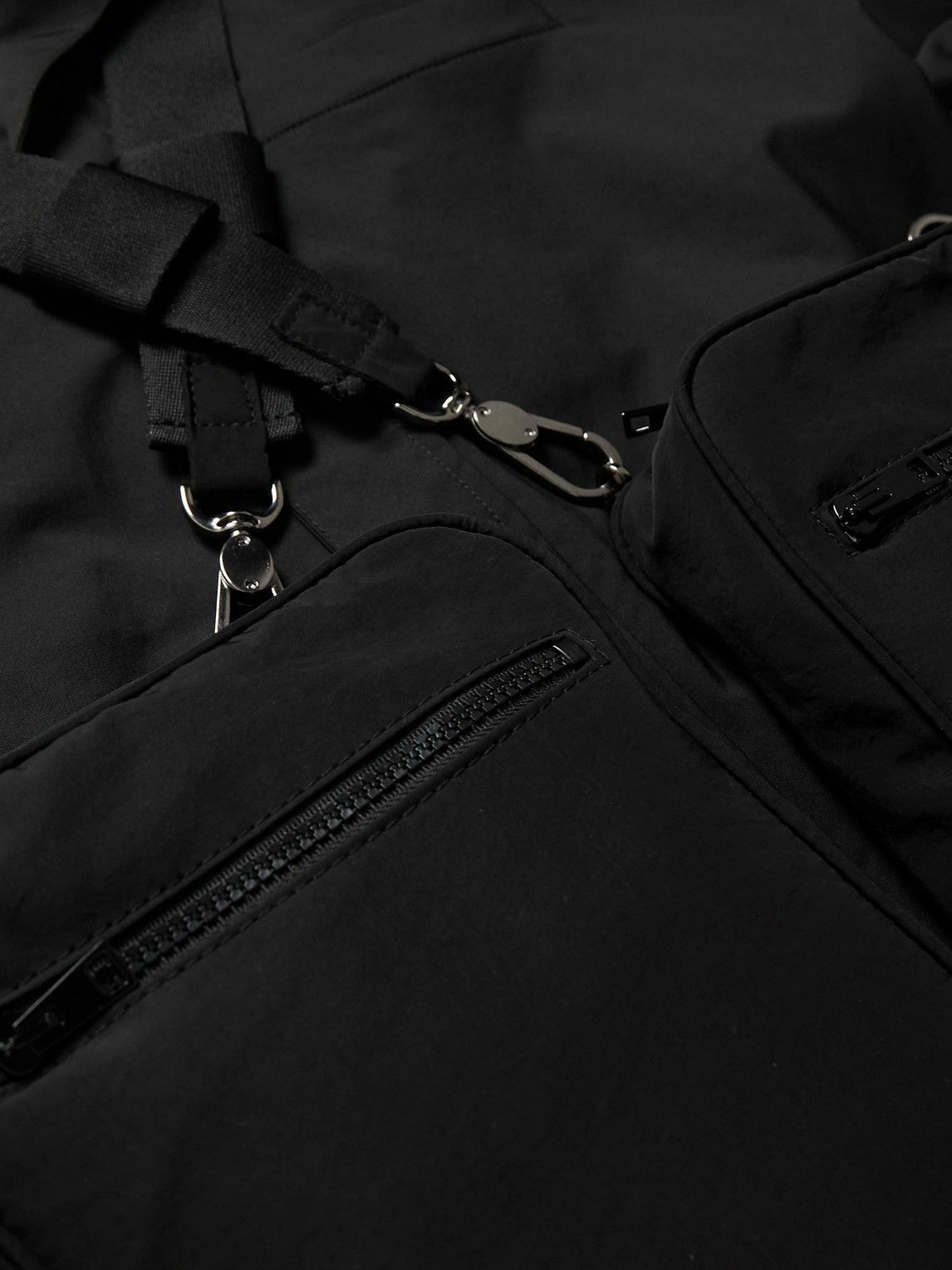 SAIF UD DEEN - Convertible Shell Jacket - Black