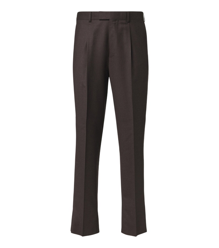 Photo: Zegna Pleated wool straight pants