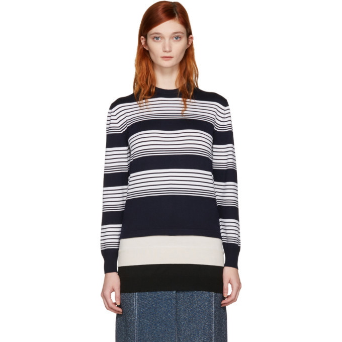Photo: JW Anderson Navy Layered Pullover
