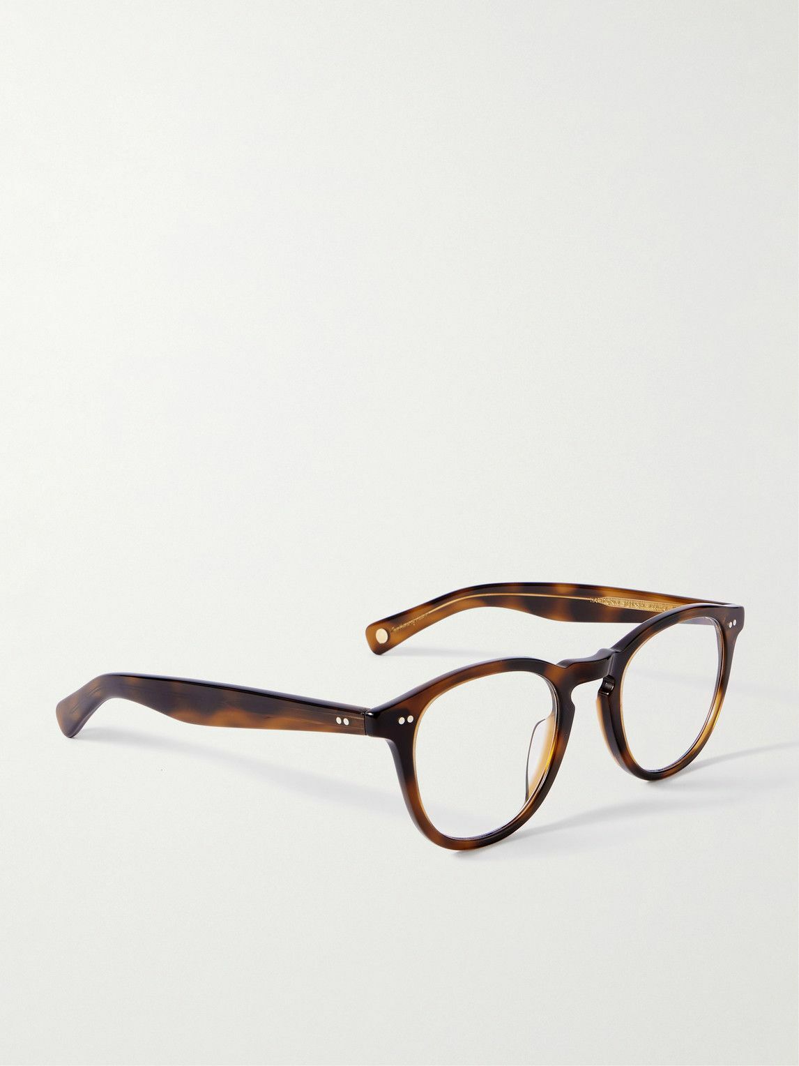 Garrett Leight California Optical - Hampton Round-Frame Tortoiseshell Acetate Optical Glasses