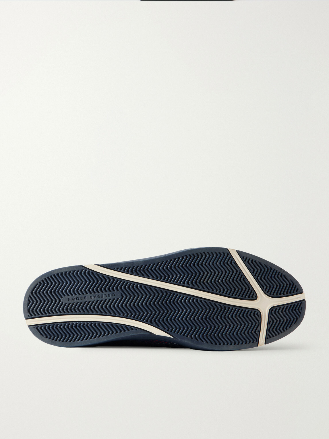 Orlebar Brown - Larson Striped Mesh and Canvas Sneakers - Blue