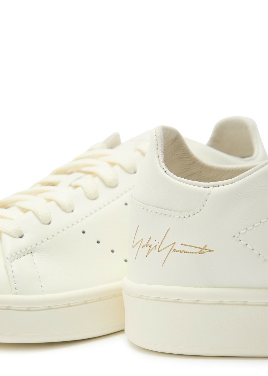 Y-3 X Adidas Stan Smith Leather Sneakers White Y-3