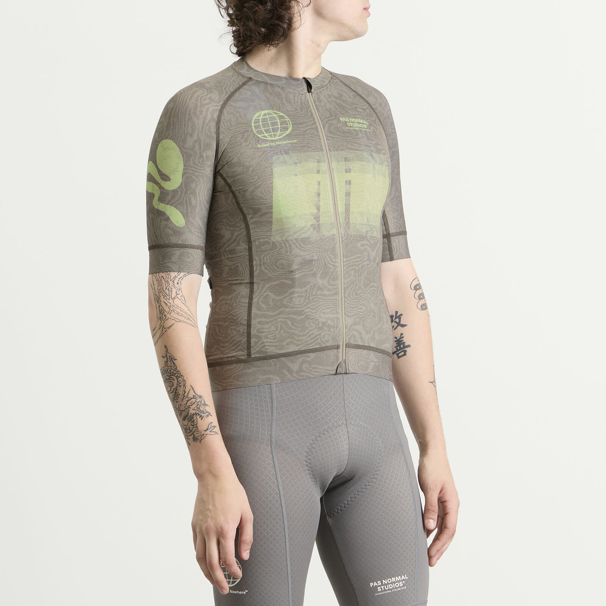 Pas Normal Studios Men's Mechanism RTN Logo Jersey in Aop Rtn Earth