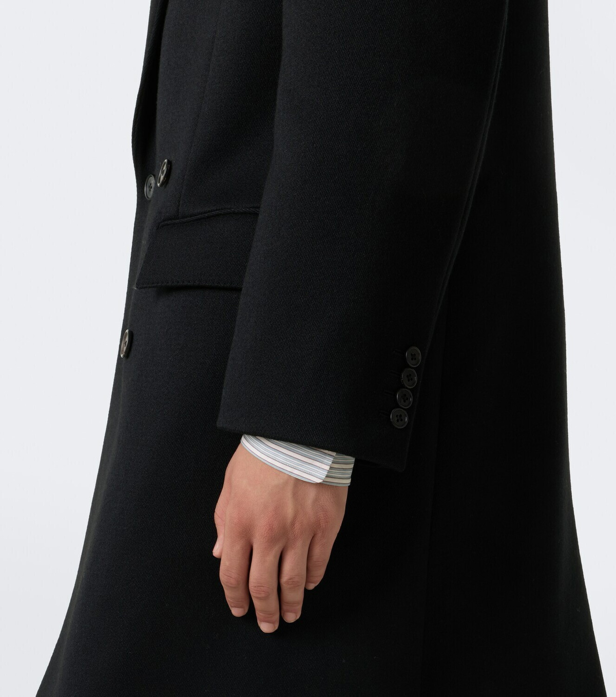 The Row Osmo double-breasted wool-blend coat