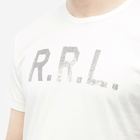 RRL Men's Graphic Logo T-Shirt in White