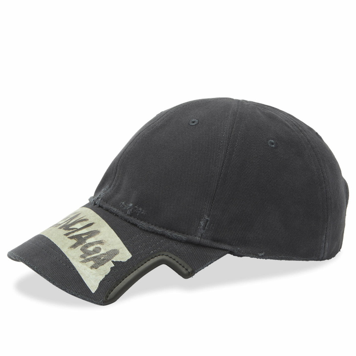 Photo: Balenciaga Men's Cap in Faded Washed Black