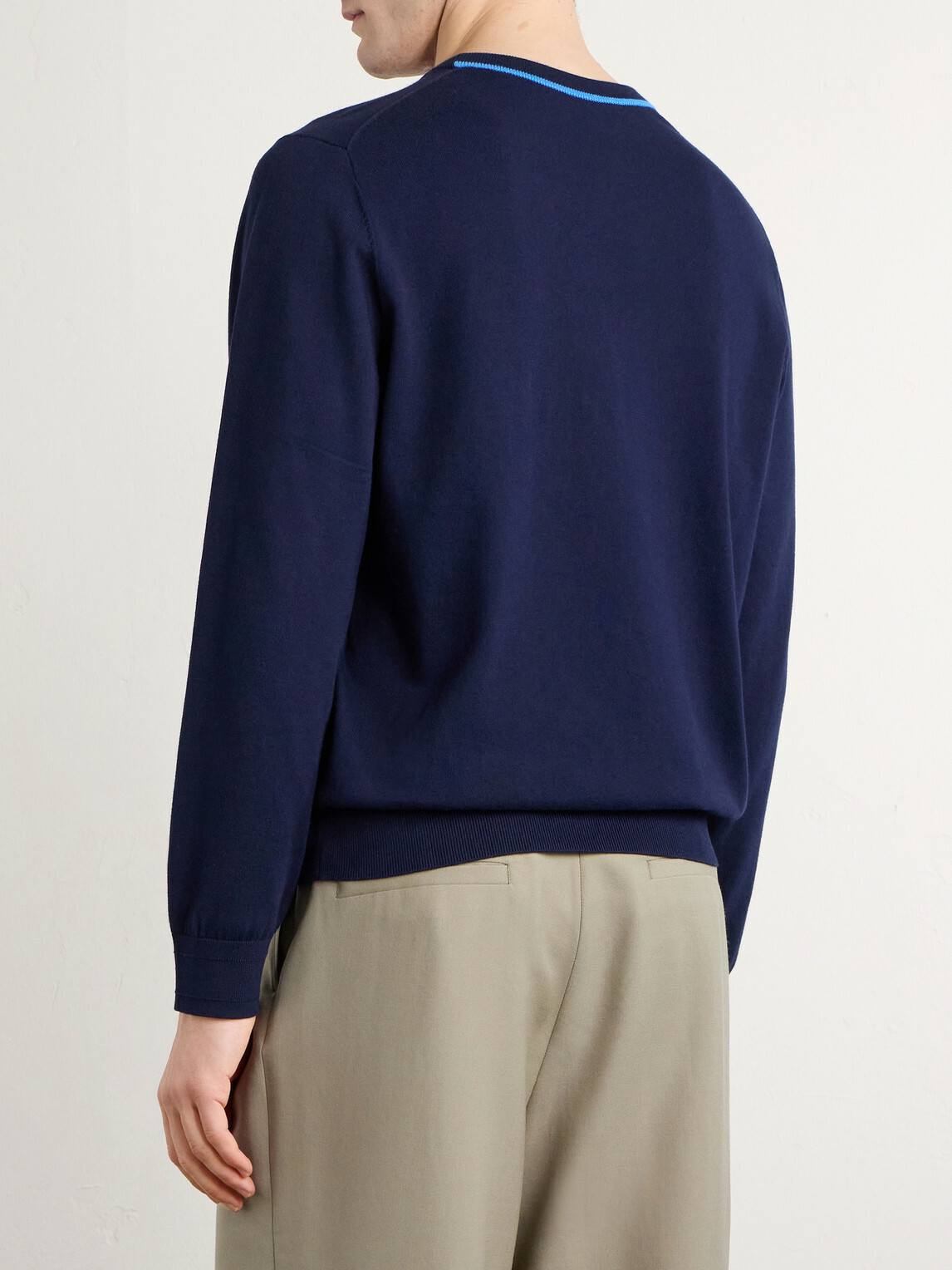 Paul Smith - Cotton-Jersey Sweater - Blue