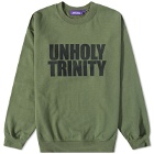 Fucking Awesome Men's Unholy Trinity Crew Sweat in Army