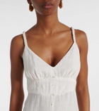 Velvet Janet linen midi dress