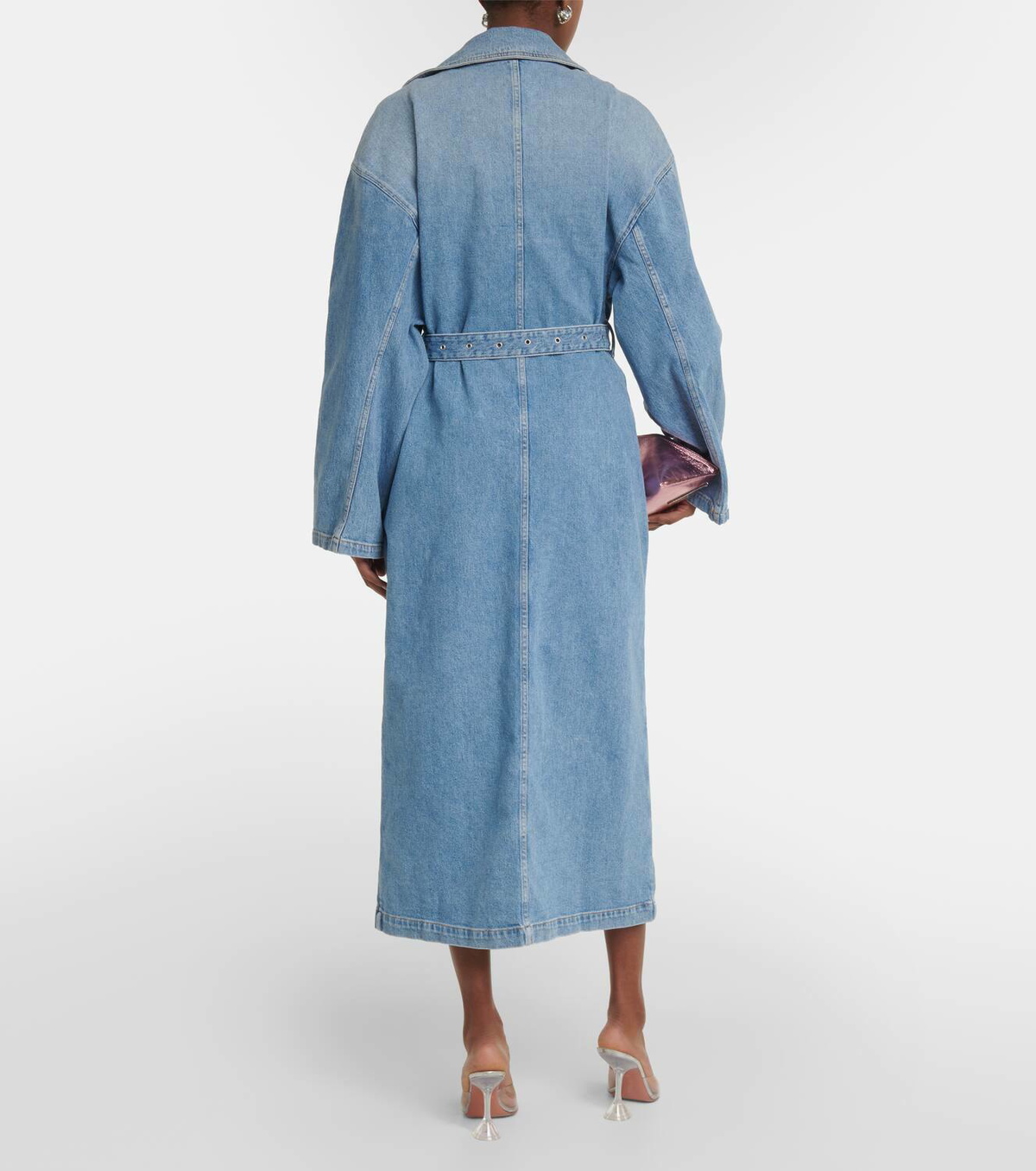 7 For All Mankind Denim trench coat