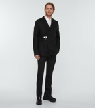 Givenchy - Double-breasted wool-blend blazer
