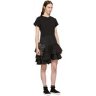 3.1 Phillip Lim Black Flamenco T-Shirt Dress