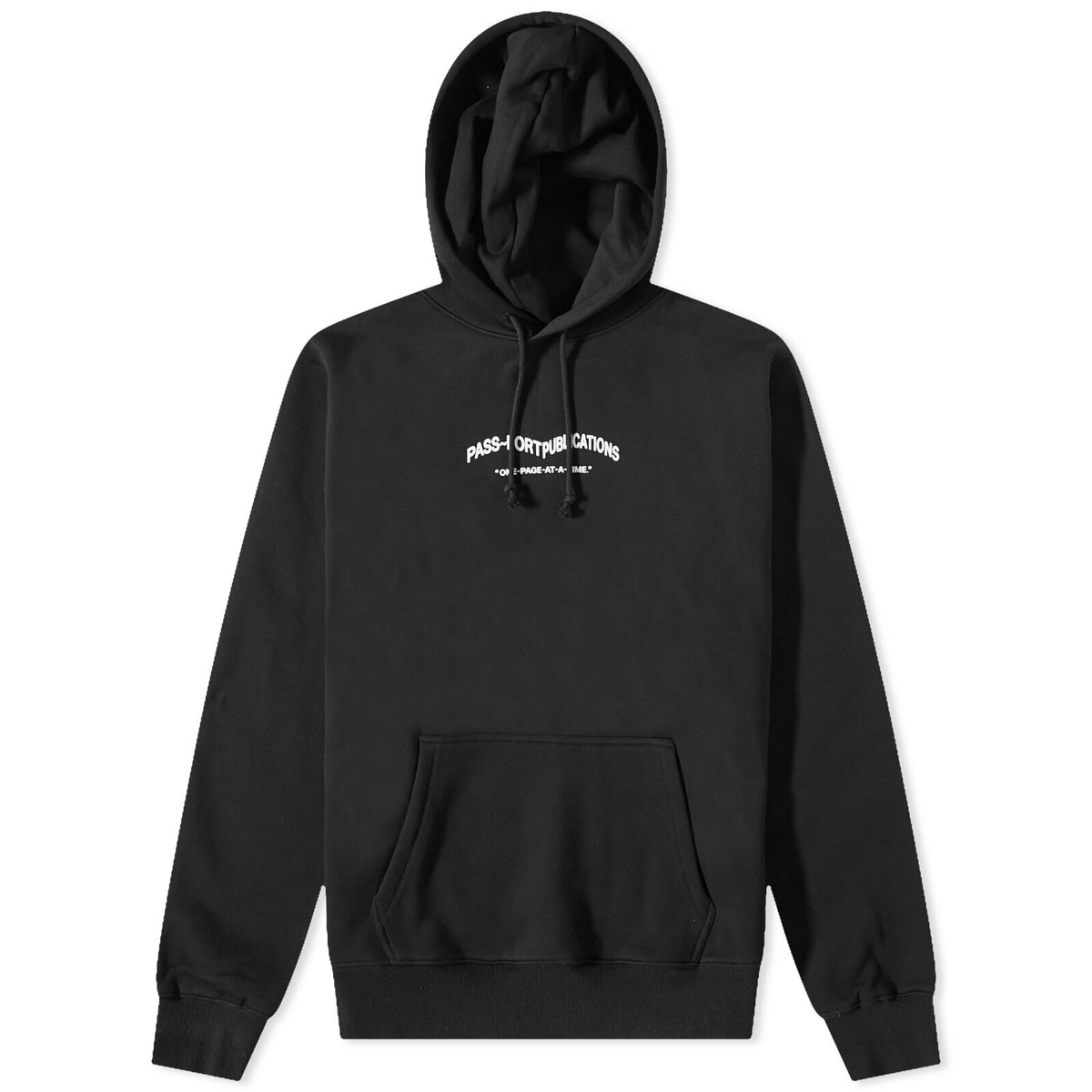 PassPort Men's PassPort Publish Hoody in Black PassPort