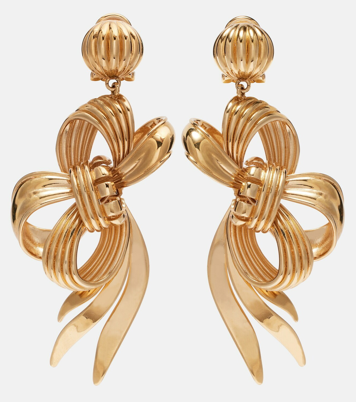 Miu Miu Bow-detail clip-on earrings