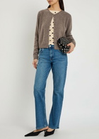 Reformation Clara Cashmere Cardigan Light Brown