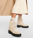 Yves Salomon Wool-lined leather ankle boots