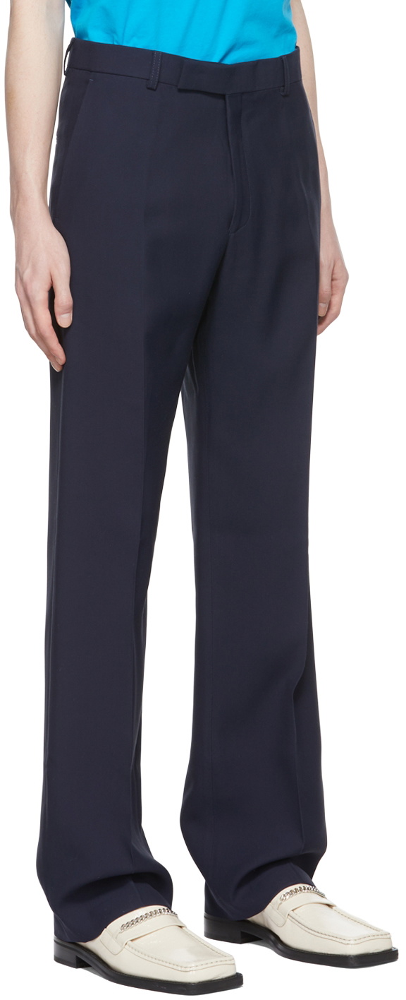Technical viscose trousers