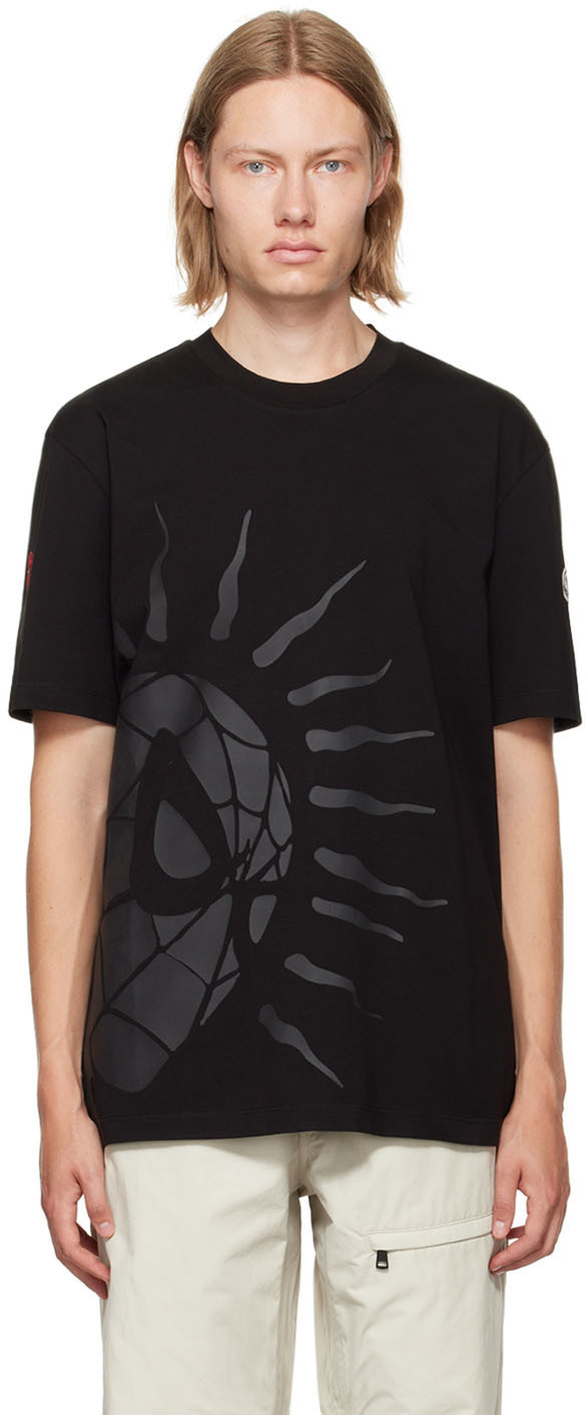 Moncler Black Spider-Man T-Shirt Moncler
