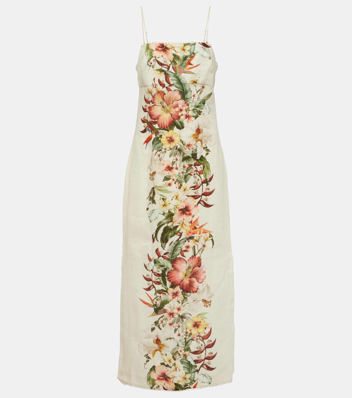 Zimmermann Lexi Floral Linen Maxi Dress Zimmermann