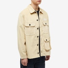 Piilgrim Men's Roots Corduroy Overshirt in Sand