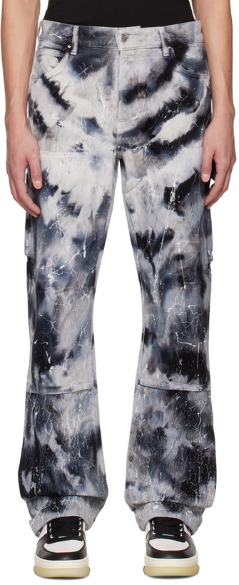 Photo: AMIRI Black Cracked Jeans