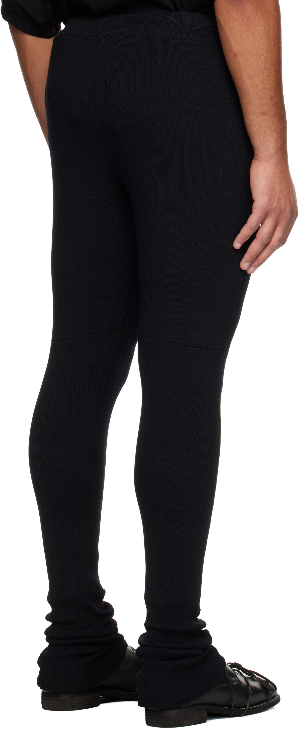 Julius Black Wool Lounge Pants