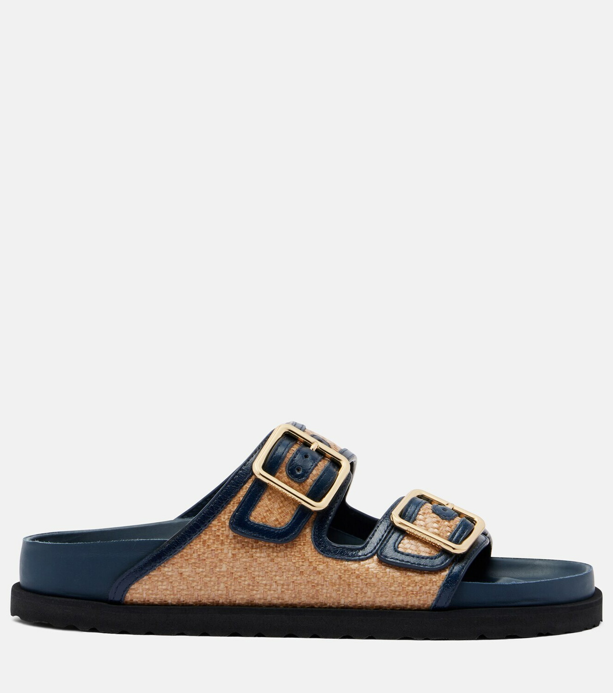 Birkenstock 1774 Arizona leather-trimmed woven sandals