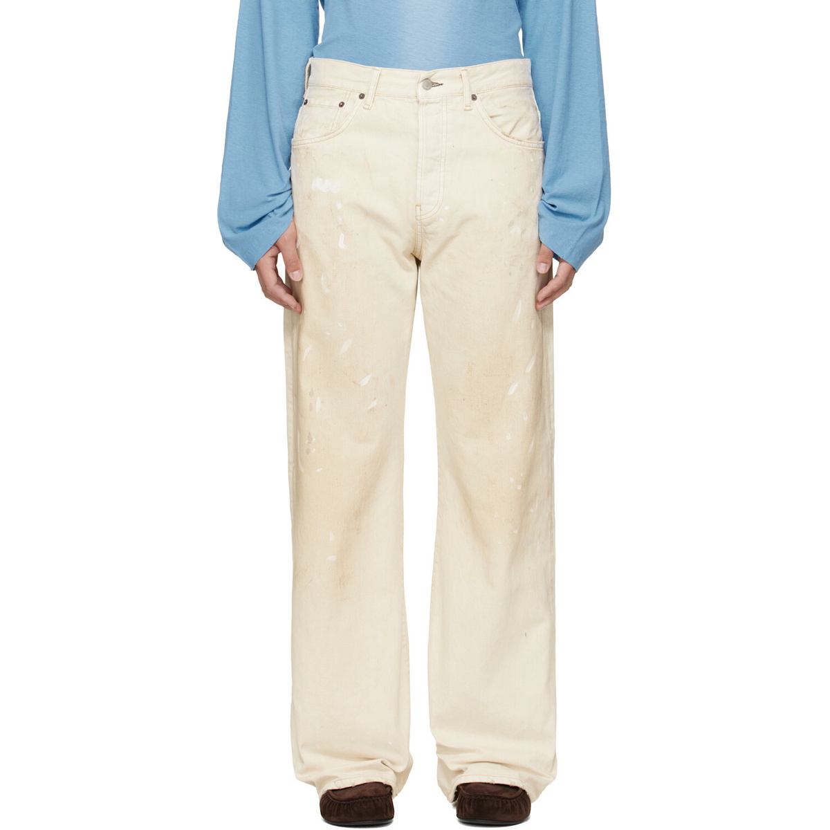 Acne Studios Off-White 2021 Regular Fit Jeans