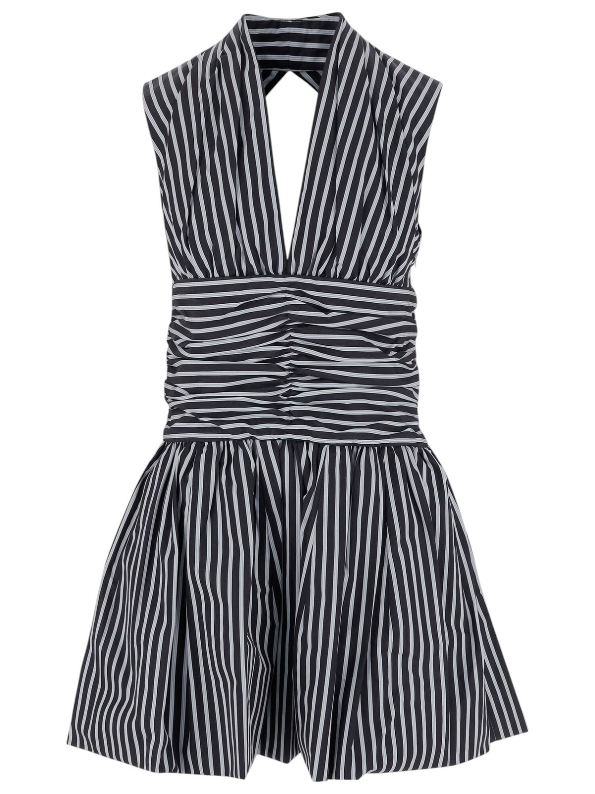 Patou Bloomer striped cotton minidress Patou