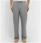 Isaia - Piped Cotton and Cashmere-Blend Twill Pyjama Set - Gray