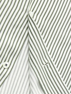 NN07 - Miyagi Camp-Collar Striped TENCEL Shirt - Green
