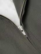 ATON - Wool-Twill Harrington Jacket - Green