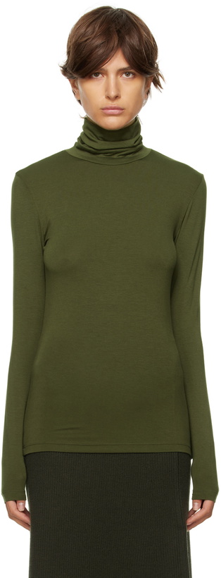Photo: Max Mara Leisure Green Dede Turtleneck