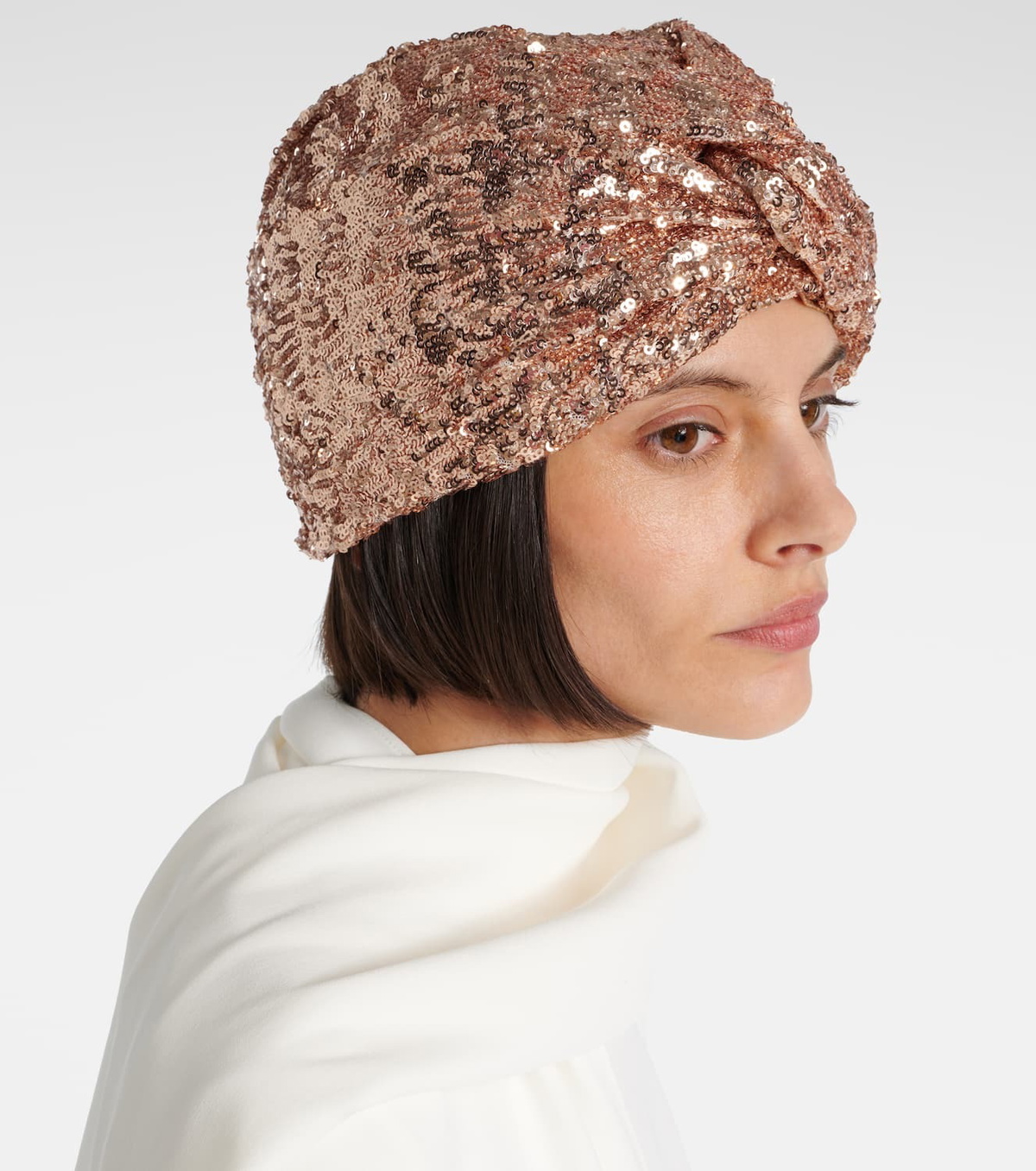 Valentino VLogo sequined head wrap